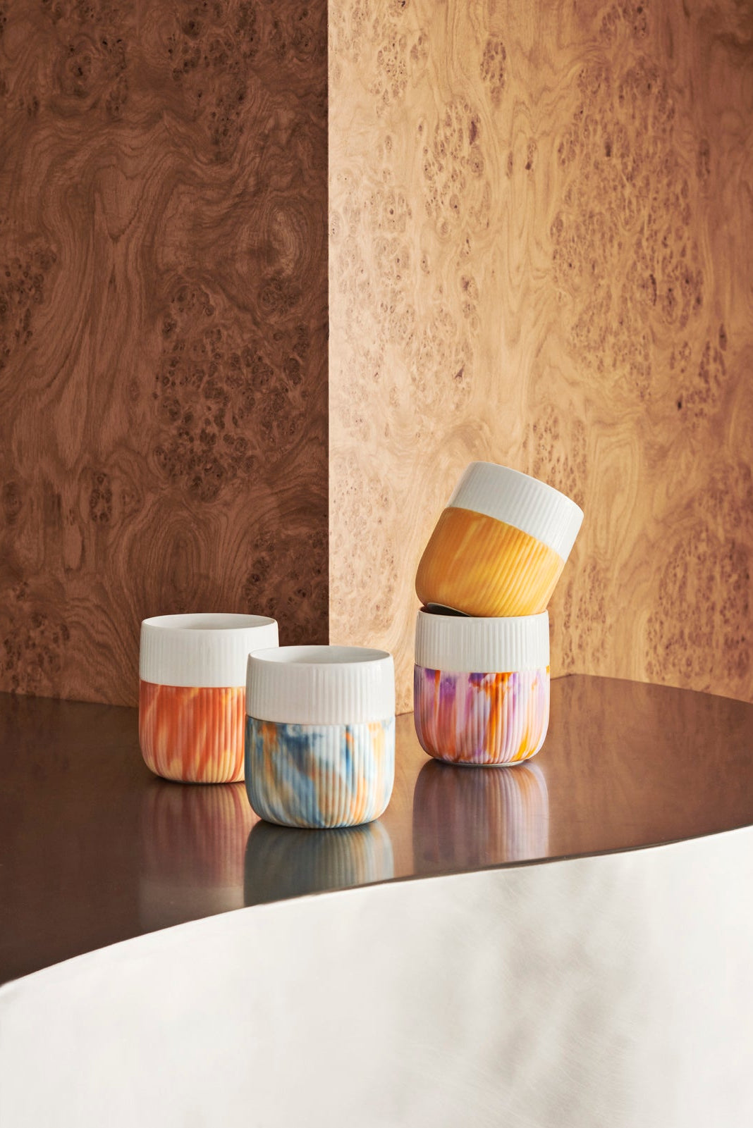 Riflet Contrast Marble krus, Ocean Mist - 35 cl.